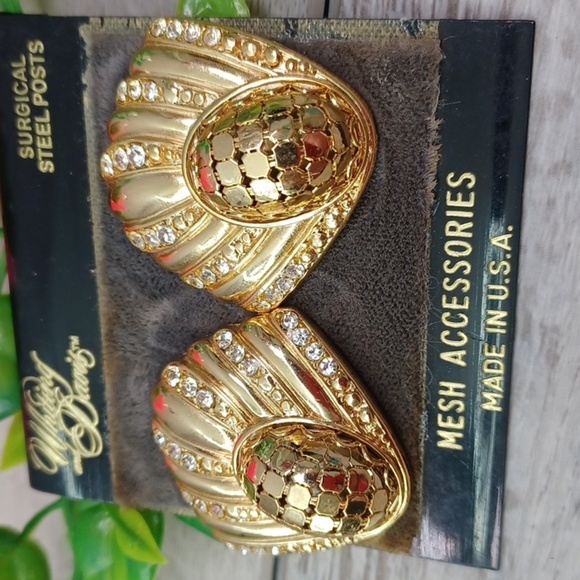 Whiting And Davis Vintage Earrings - Picture 2 of 10